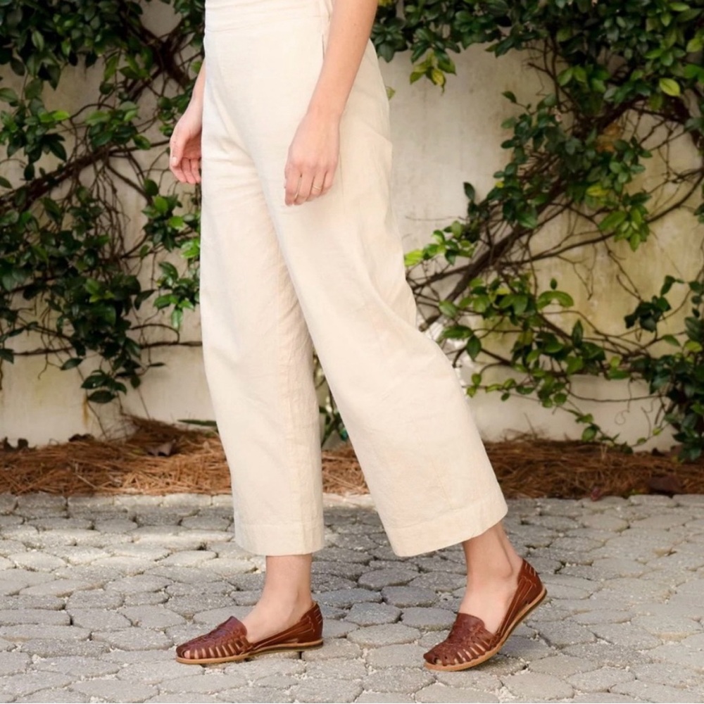 Nisolo | Chocolate Brown Hurache Leather Sandals Size 8.5